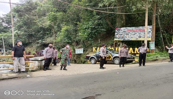 Emergency Brake Policy Hari Pertama Diawal Tahun 2022; Patroli Gabungan Polsek Paninggaran