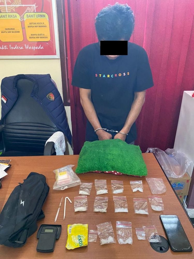 Simpan 14 Poket Sabu, Pemuda di Kabupaten Penajam Berhasil Diringkus Polisi