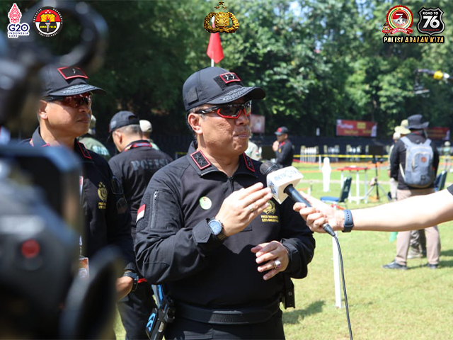 Awak Media Ramaikan Lomba Menembak