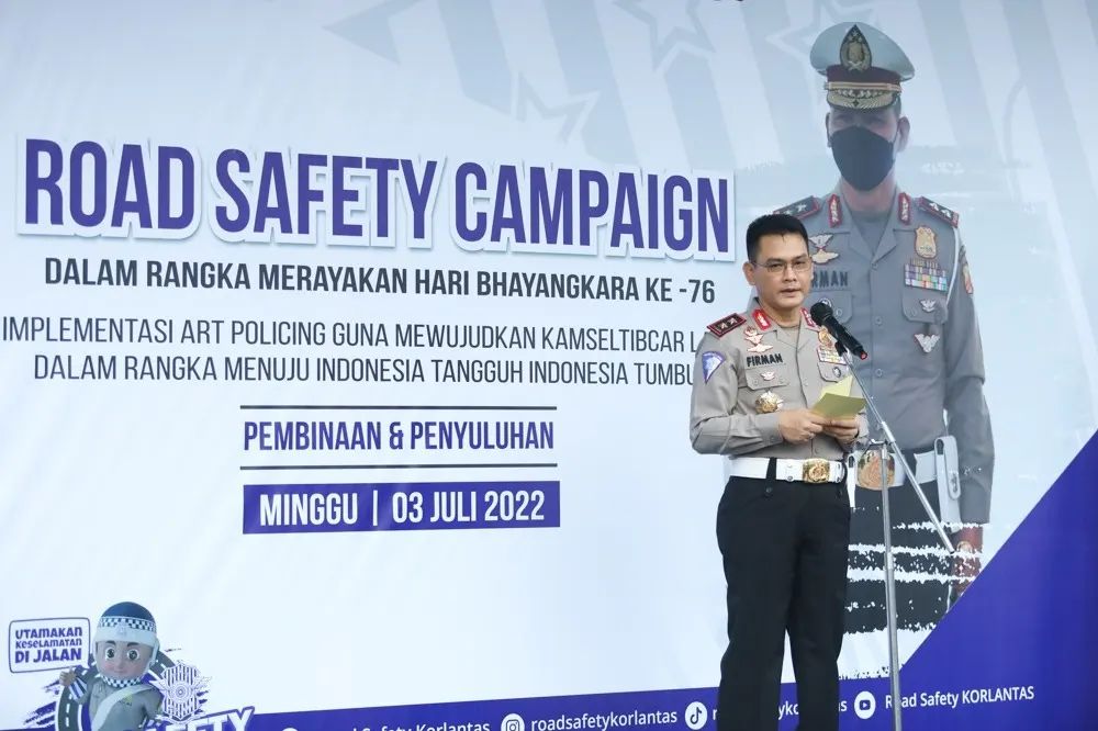HUT Bhayangkara ke-76, Polri Gelar Road Safety Campaign