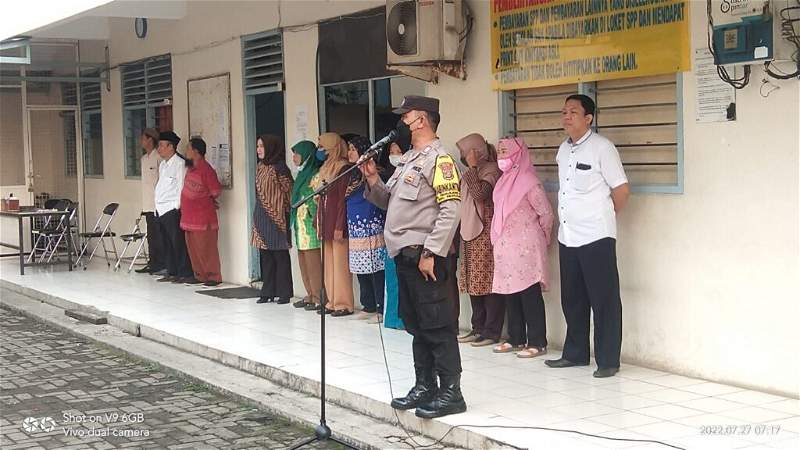 Police Go To School, Bhabinkamtibmas Pamulang Barat Kunjungi SMK Sasmita Jaya 2