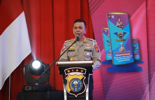 Berikan Layanan Optimal, Ditlantas Polda Riau Luncurkan Aplikasi “Si Talam Manis”