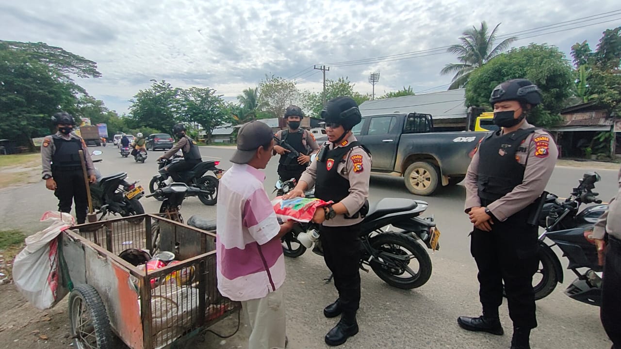 AKP Dadan Pimpin Langsung Kegiatan Patroli Peduli Sat Samapta Polres Kampar