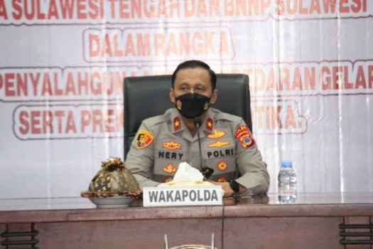 Berantas Peredaran Narkotika, Polda Sulteng Bersama BNNP Jalin Kerja Sama Terkait Pertukaran Data dan Informasi