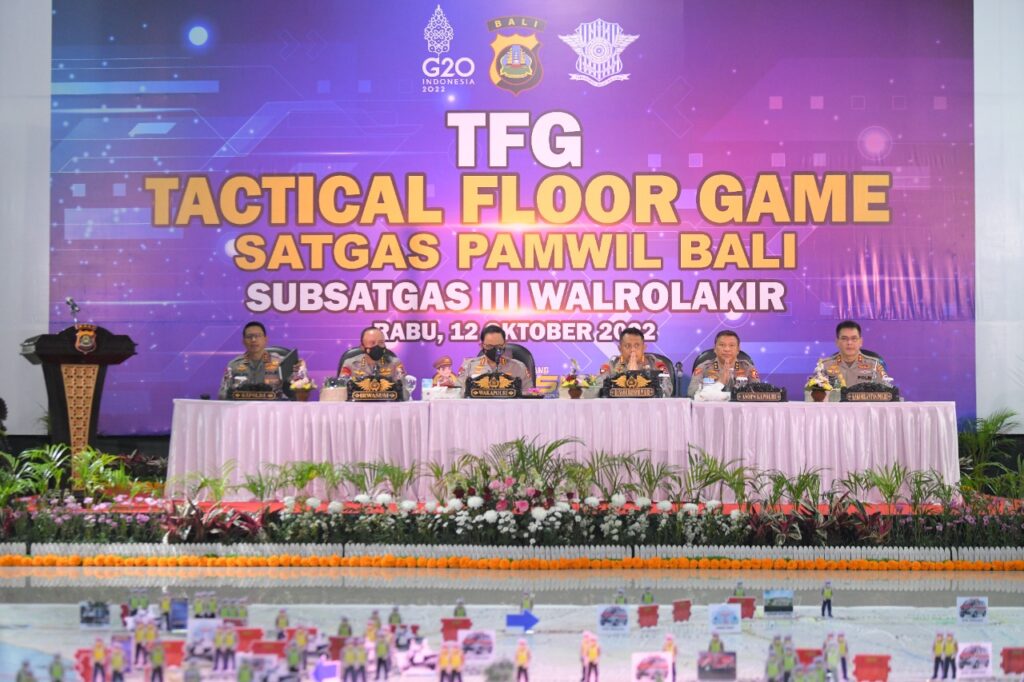 Wakapolri Hadiri Tactical Floor Game Untuk Pengamanan KTT G20
