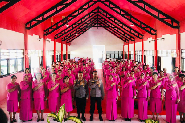 Kapolres Bitung: Bhayangkari Adalah Tiang dalam Menopang Tugas Kerja Anggota Polri