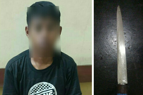 Polsek Maesa Amankan Terduga Pelaku Penikaman di Tugu Yaki