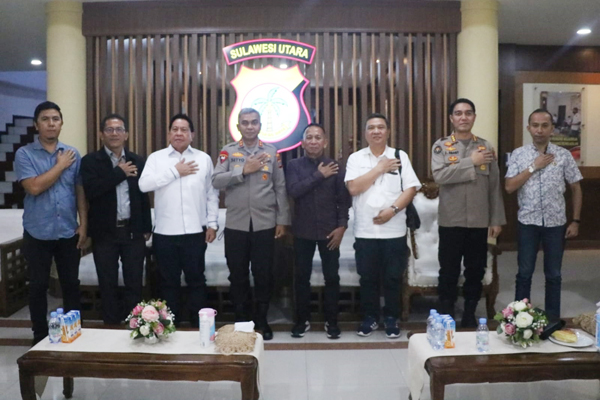 Tingkatkan Kemitraan dan Sinergitas, Kapolda Sulut Terima Kunjungan Pengurus PWI