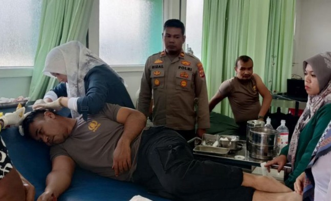 Kisah Heroik 2 Anggota Polisi Selamatkan Nyawa Warga dari Tebasan Parang ODGJ