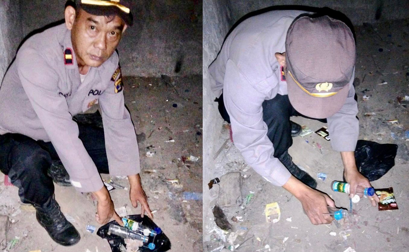 Polres Tanggamus Selidiki Temuan Alat Hisap Sabu di Bekas Perumahan