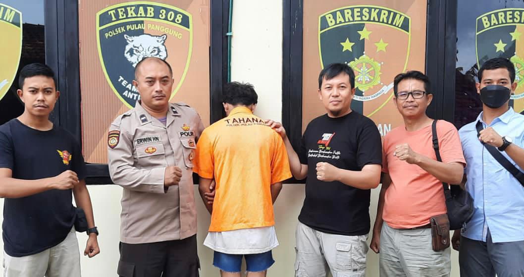 Polsek Pulau Panggung Tangkap Pelaku Curat