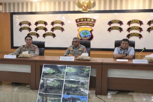 Polda Sulut Berhasil Ungkap Kasus Pengolahan Emas Ilegal di Minahasa Utara
