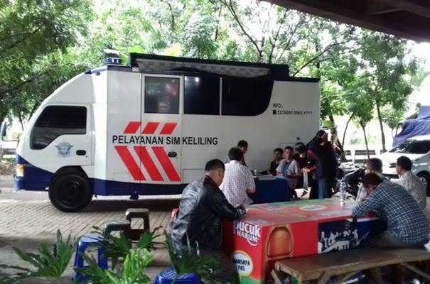 Kamis, SIM Keliling Polda Metro di 5 Lokasi