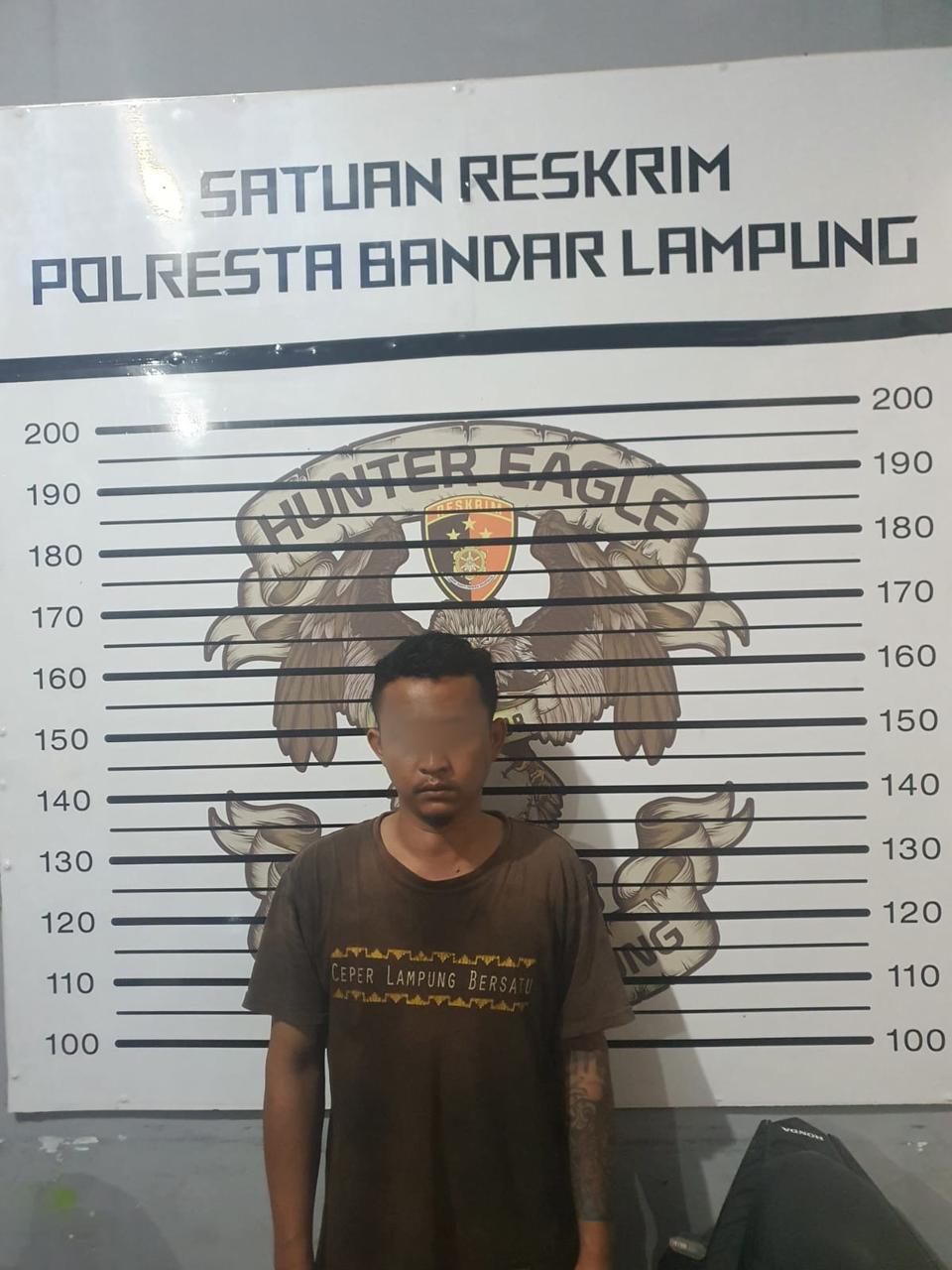 Satreskrim Polresta Bandar Lampung Meringkus Spesialis Curanmor