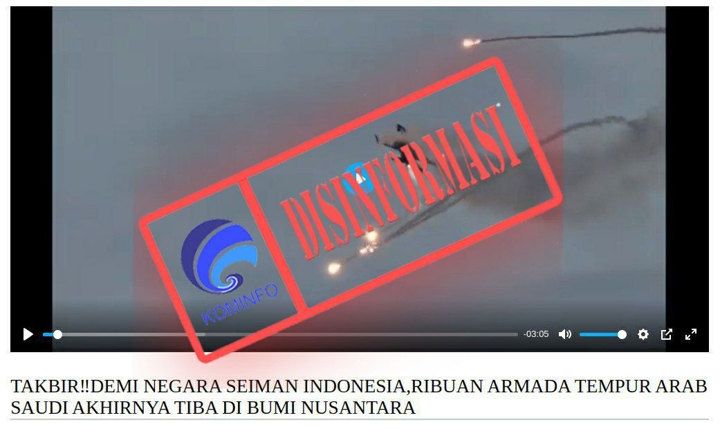 HOAX!! Arab Saudi Kirim Armada Perang untuk Bantu Indonesia Invasi Australia