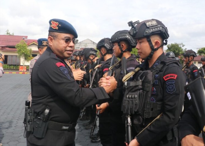 Wakapolda Sulut Apresiasi Personel Brimob yang Selesaikan Tugas BKO Polda Papua