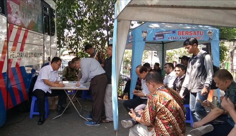 Rabu, Layanan SIM Keliling di Jakarta Ada di Mal Hingga Kampus