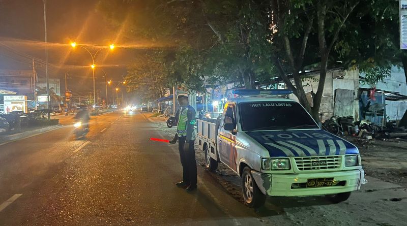 Patroli Lintas Batas, Tim URC Polres Lhokseumawe Pantau Sejumlah Lokasi Publik