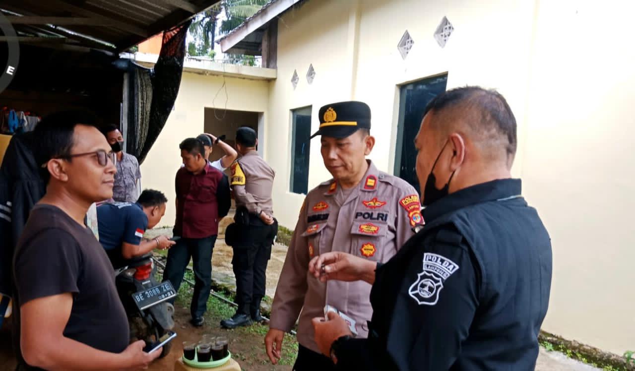 Masyarakat Apresiasi Respon Cepat Polres Tanggamus Olah TKP Curanmor di Gisting