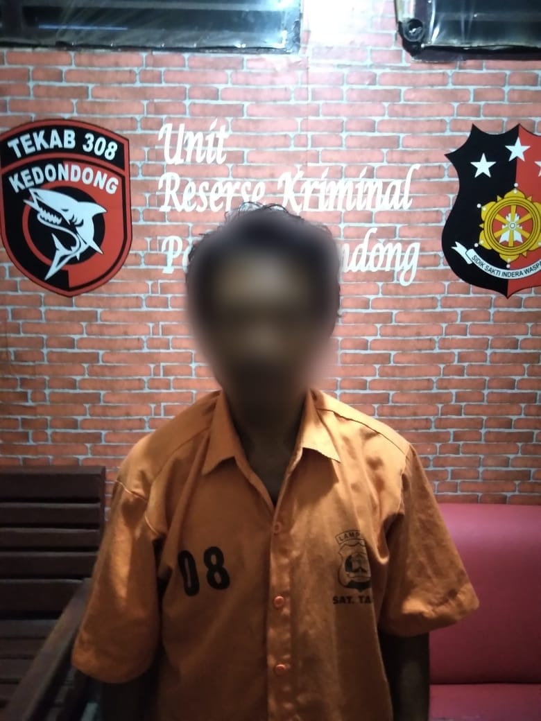 Akhiri Pelariannya, Pelaku Penganiayaan Ditangkap Unit Reskrim Polsek Kedondong