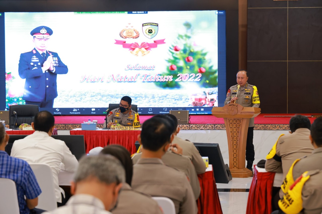 Komjen Pol Agung Budi Maryoto Memastikan Pengamanan Oleh Polda DIY pada Natal dan Tahun Baru (Nataru) di DIY Berjalan Aman
