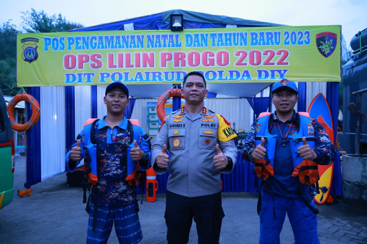 Kapolda DIY Apresiasi Anggota Polairud yang Selamatkan Wisatawan dari Ombak Parangtritis