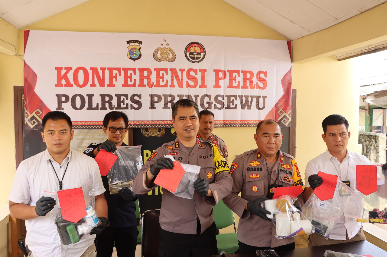 Sepanjang Tahun 2022 Polres Pringsewu Tangani 212 Kasus Kriminalitas