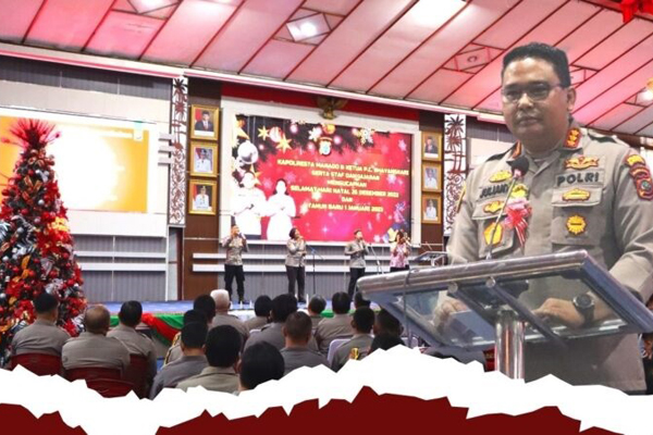 Polresta Manado Gelar Perayaan Natal, ini Harapan Kapolresta