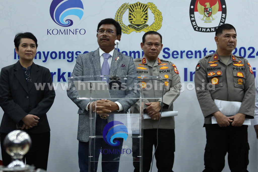 Jaga Keamanan Digital Jelang Pemilu, Polri-Kominfo Jalin MoU