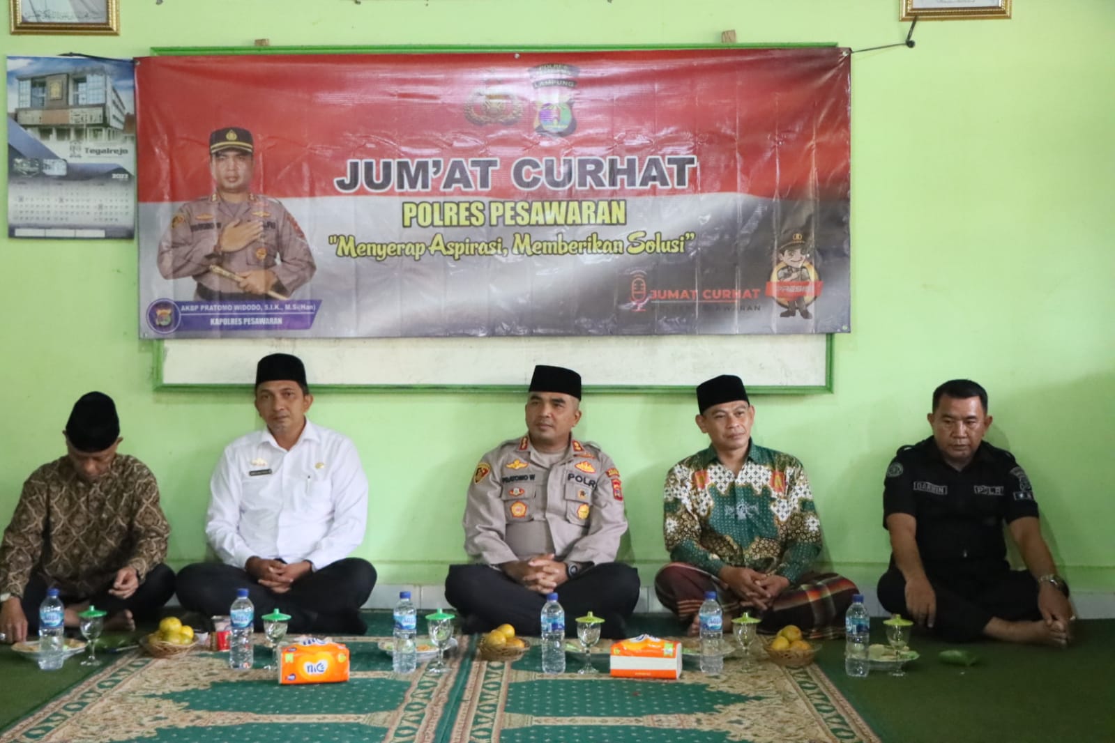Kapolres Pesawaran dan Jajarannya Bangun Komunikasi Aktif Dengan Ulama, Guna Menjaga Kamtibmas