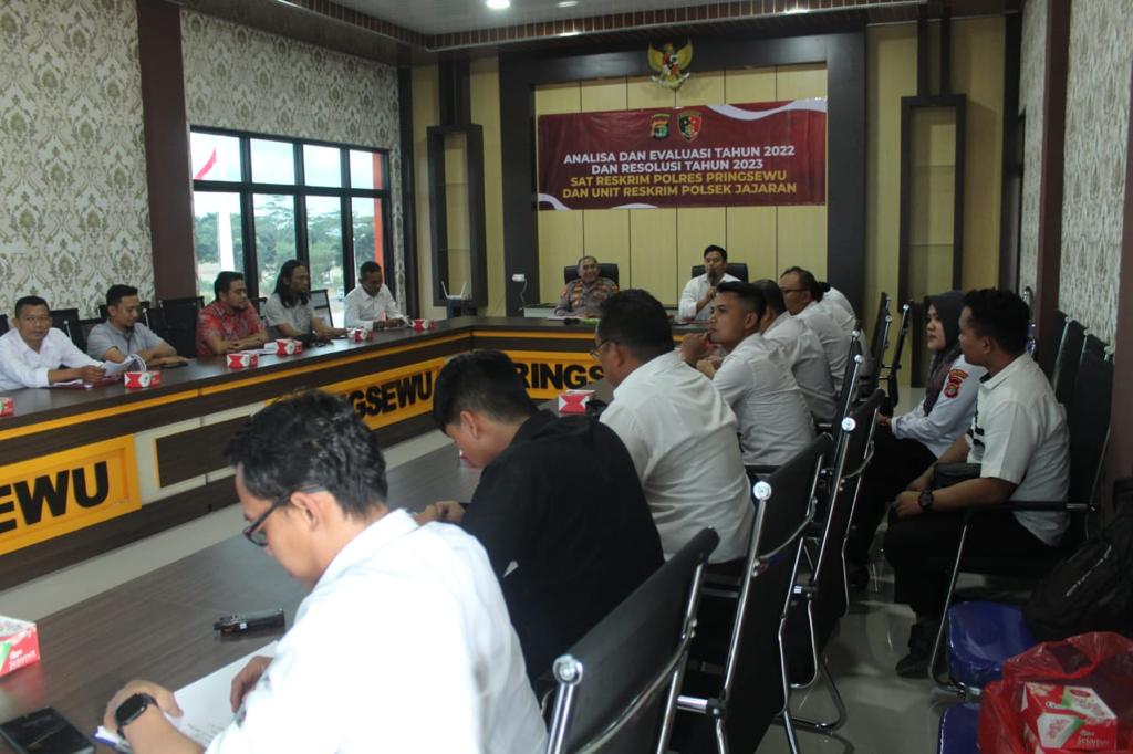 Tahun 2023, Satreskrim Polres Pringsewu Optimalkan Pelayanan Penyidikan