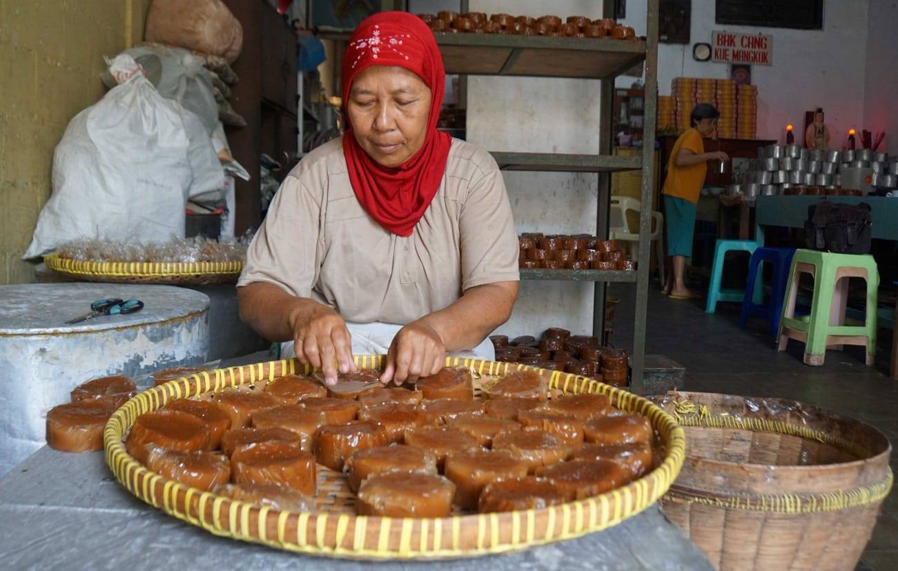 Jelang Tahun Baru Imlek 2023, Produksi Kue Keranjang di Jogja Meningkat