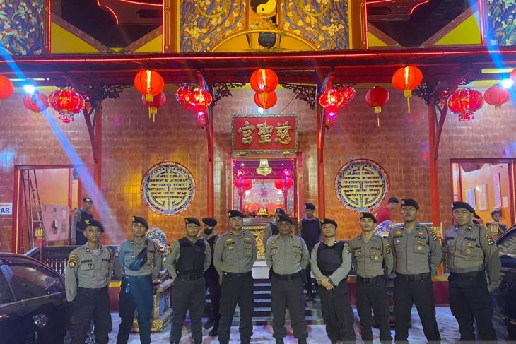 Polresta Banjarmasin Laksanakan Patroli Skala Besar Jaga Keamanan Malam Imlek 2023