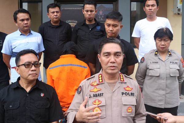 Polda Sulut Amankan Buruh Bangunan di Manado yang Diduga Aniaya Anak Bayinya Hingga Meninggal Dunia