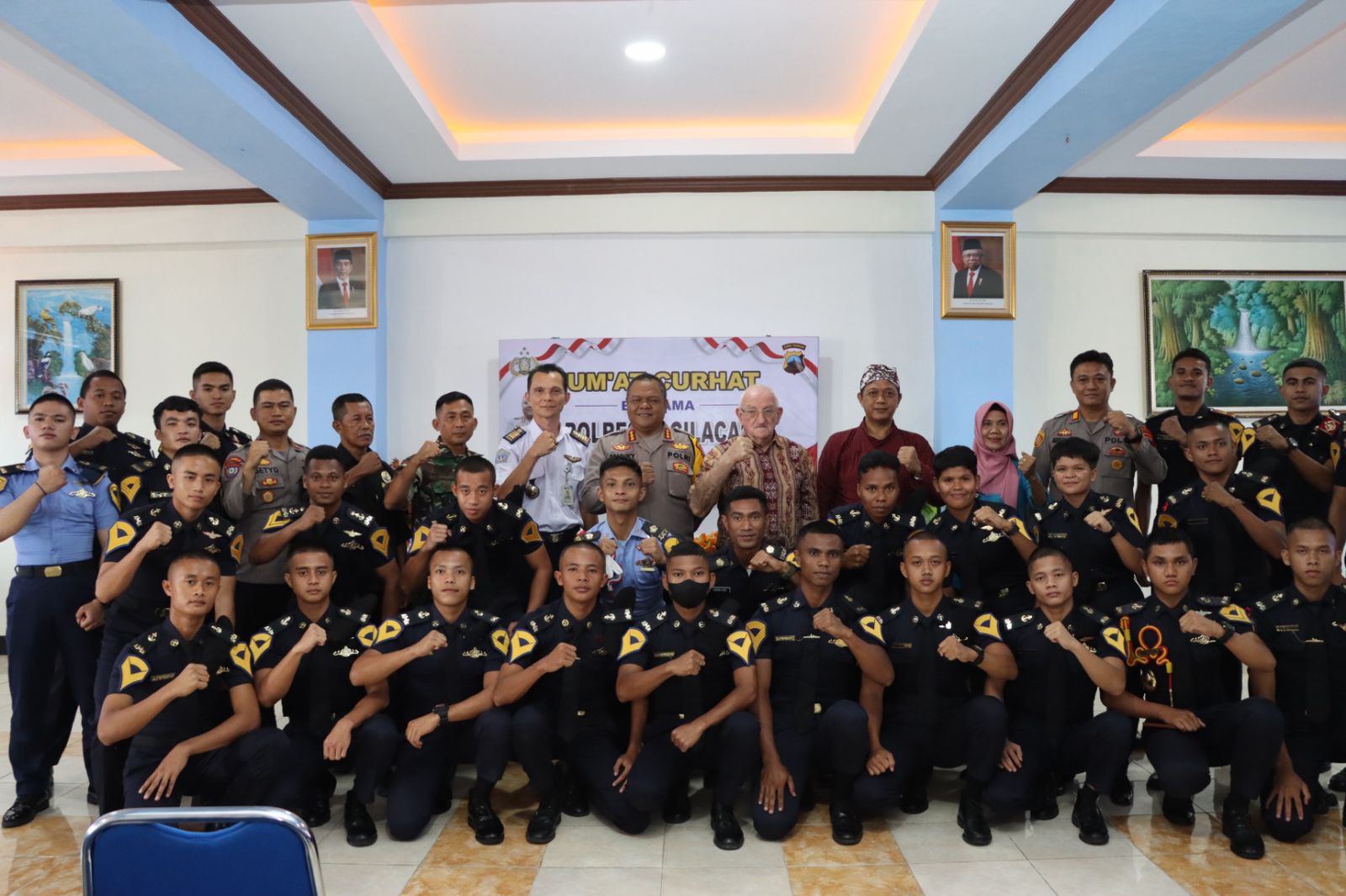 Ini Pesan Kapolresta Cilacap Kepada Mahasiswa AMN Dalam Gelaran Jumat Curhat