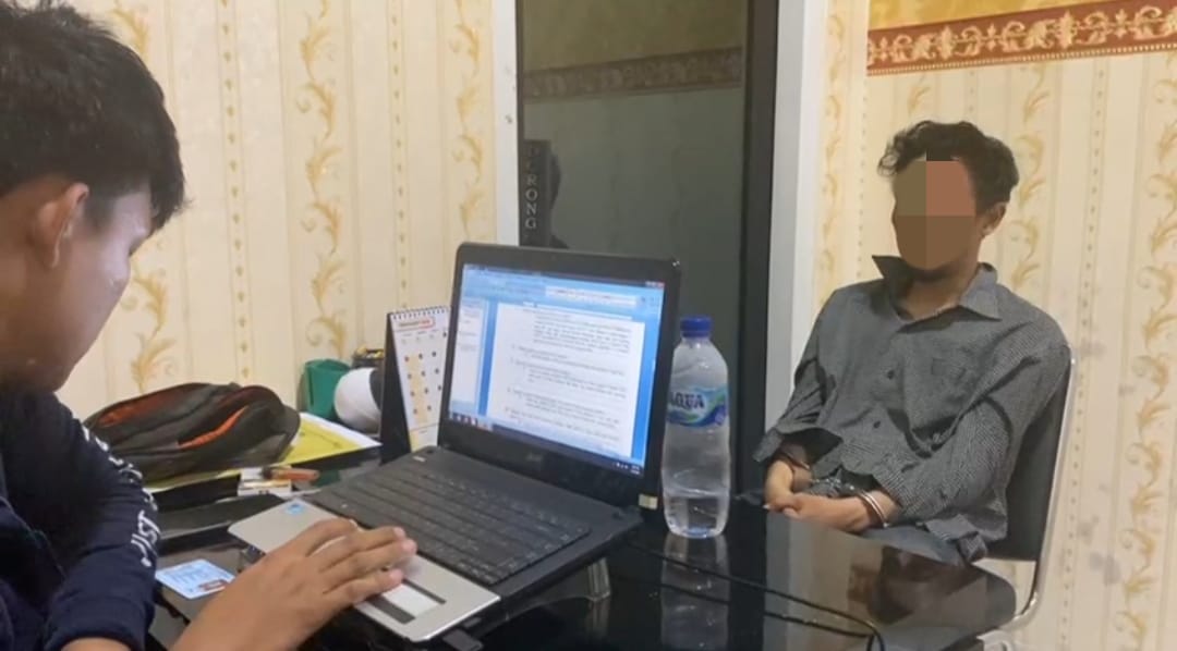 Terduga Pengedar Uang Palsu di Amankan Unit Tipidter Polres Lampung Utara