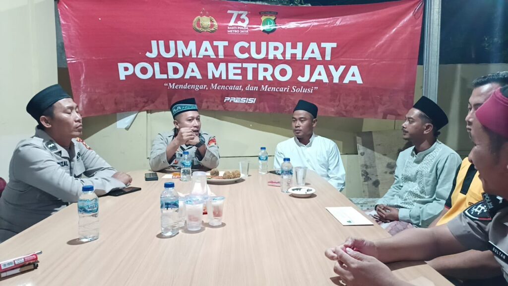 Lewat Jumat Curhat, Kapolsek Stimulus Remaja Antusias Ikuti Pengajian Rutin