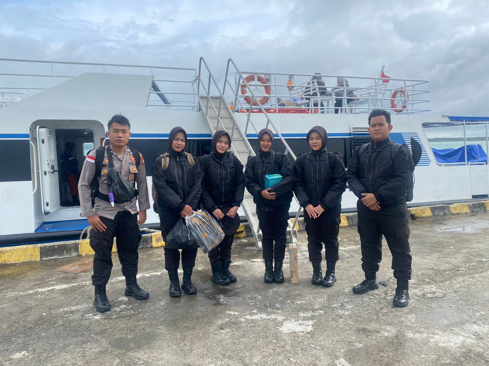 Polres Natuna Kirim Srikandi Sebagai tim Trauma Healing