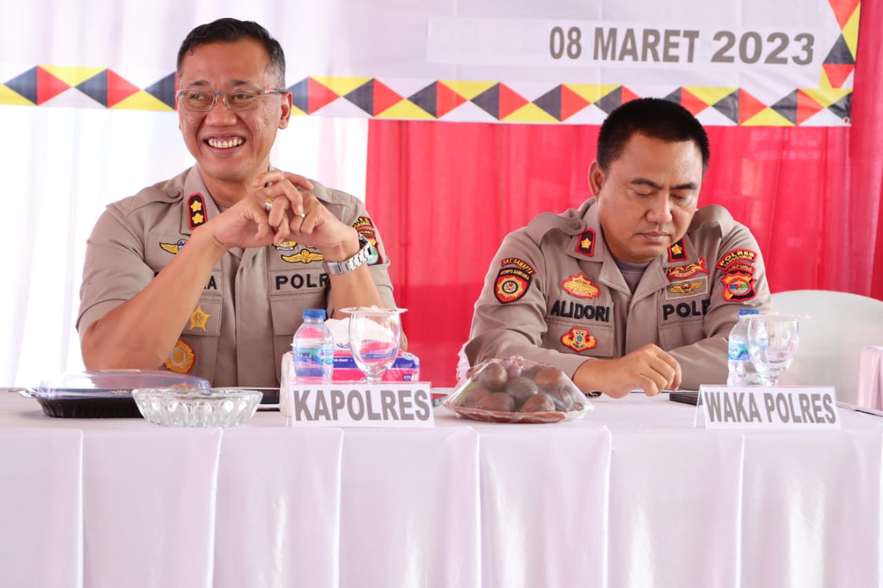 Kapolres Tanggamus Kunjungi Polsek Wonosobo dan Tatap Muka Dengan Para Tokoh