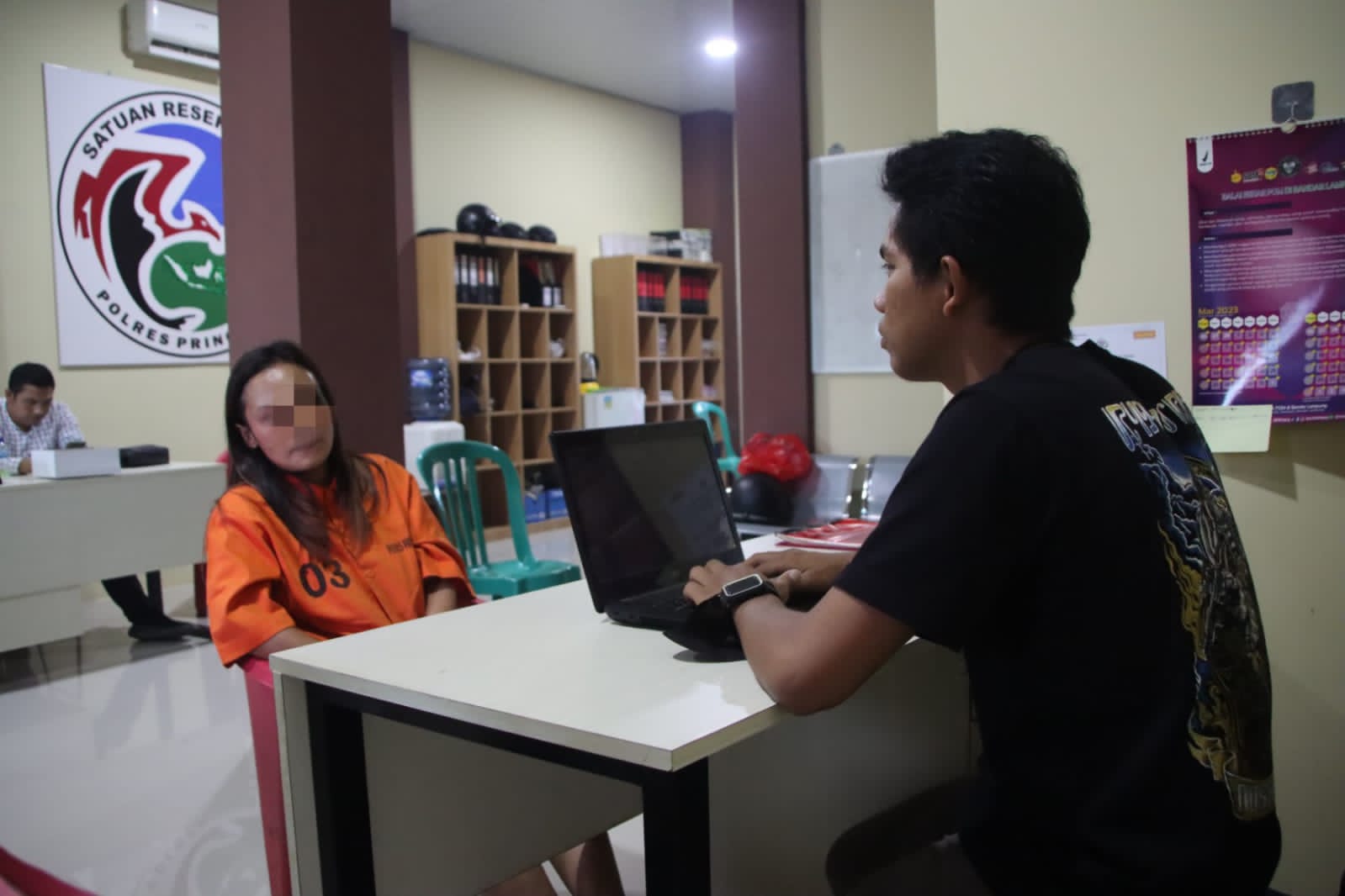 Polisi Amankan Wanita Asal Kabupaten Tanggamus Yang Pesta Sabu Di Penginapan