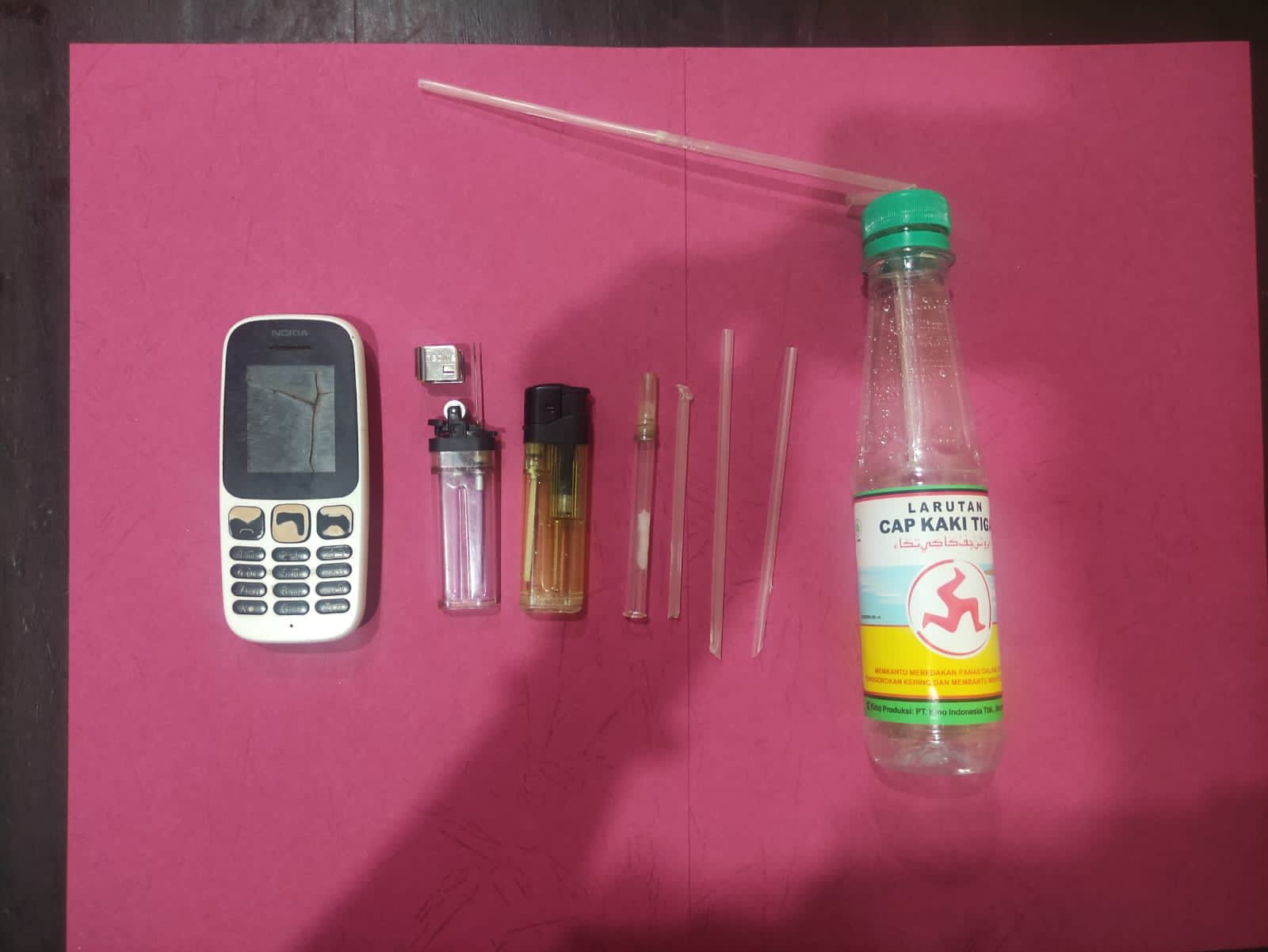 Nyabu dibengkel, 2 Pria Asal Tulang Bawang Tengah Disergap Satuan Resnarkoba Polres Tulang Bawang Barat.