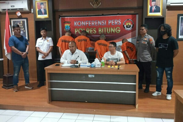 Tim Resmob Polres Bitung Akhiri Aksi Preman 5 Remaja Belasan Tahun ini