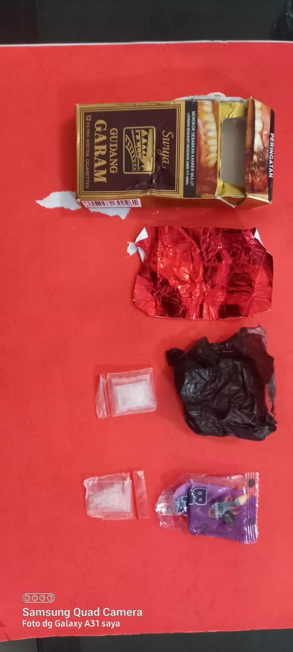 Sat Narkoba Polres Lambar Berhasil Mengamankan Seorang Pemuda Pemilik Sabu