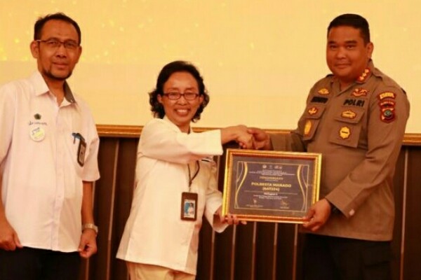 Polresta Manado Raih Penghargaan Peringkat 2 dari Kanwil DJP Sulut