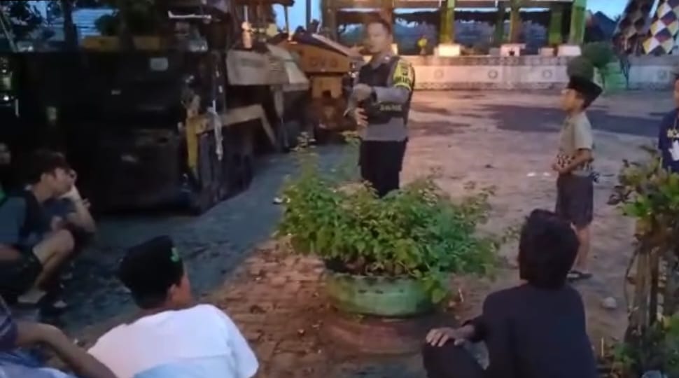 Kapolsek Talang Padang Pastikan Perang Sarung di Rest Area Gisting Cuma Konten dan Telah Ditertibkan