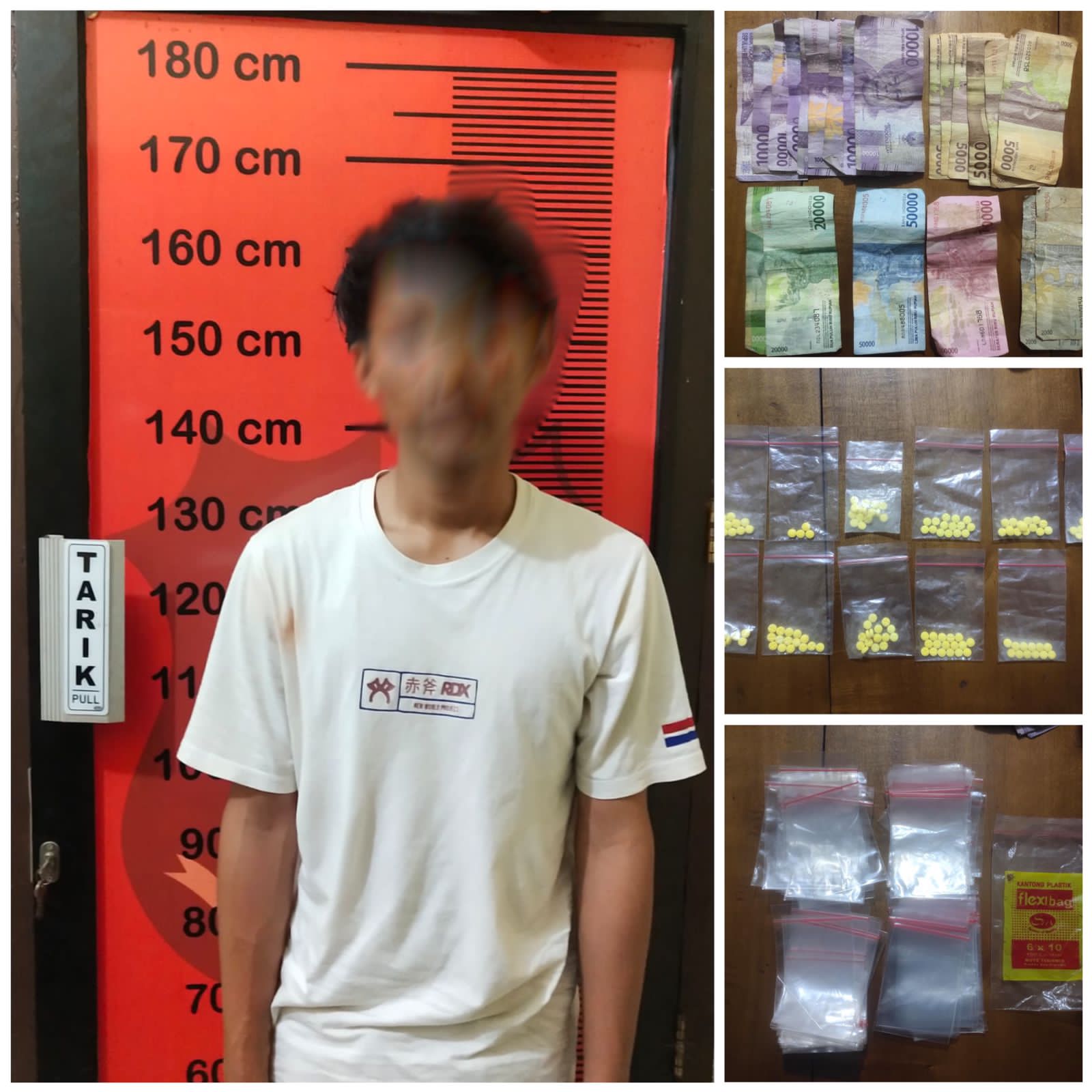 Tim Tekab 308 Polsek Pasir Sakti Tangkap Seorang Pemuda, Karena Edarkan Obat Terlarang