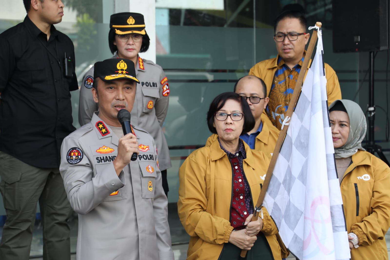Kadivhumas Lepas Tim Mudik TVRI