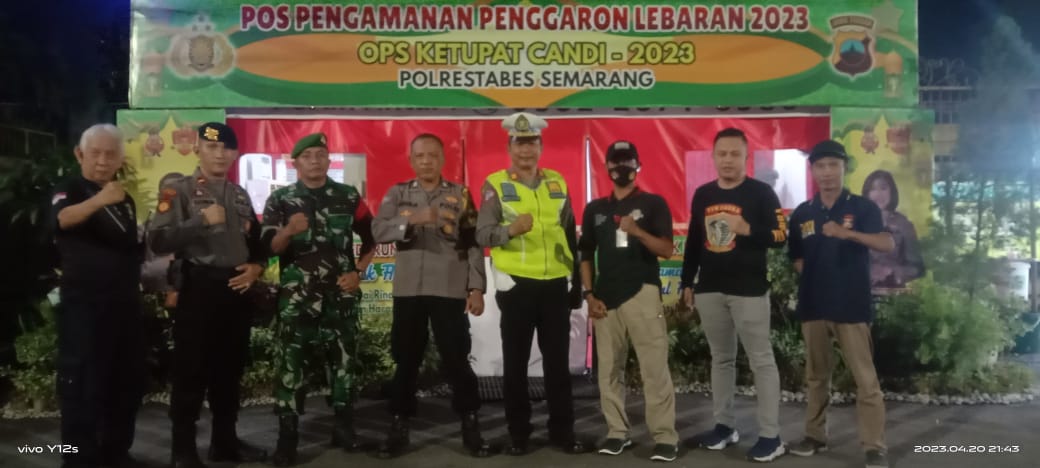 Giat Tim Awak Media Maspolin ke Posko Pam Arus Mudik 2023.