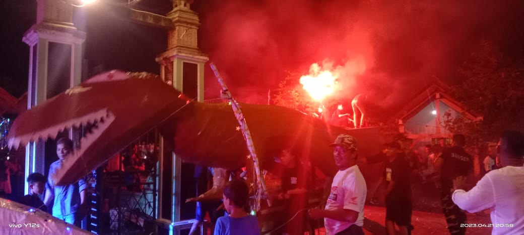 Desa Lengkong Rayakan Gema Takbir Keliling Dengan Meriah