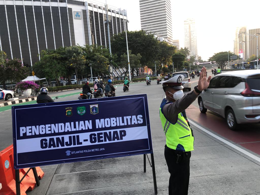 Lebaran Usai, Polisi Kembali Berlakukan Ganjil Genap di 26 Titik